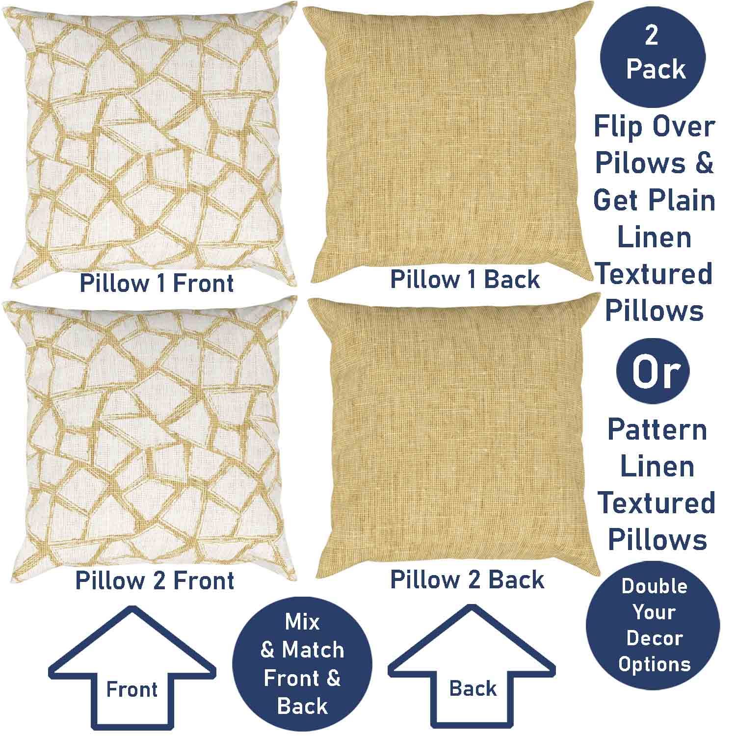 Kim & Ben Pillow Cover Set