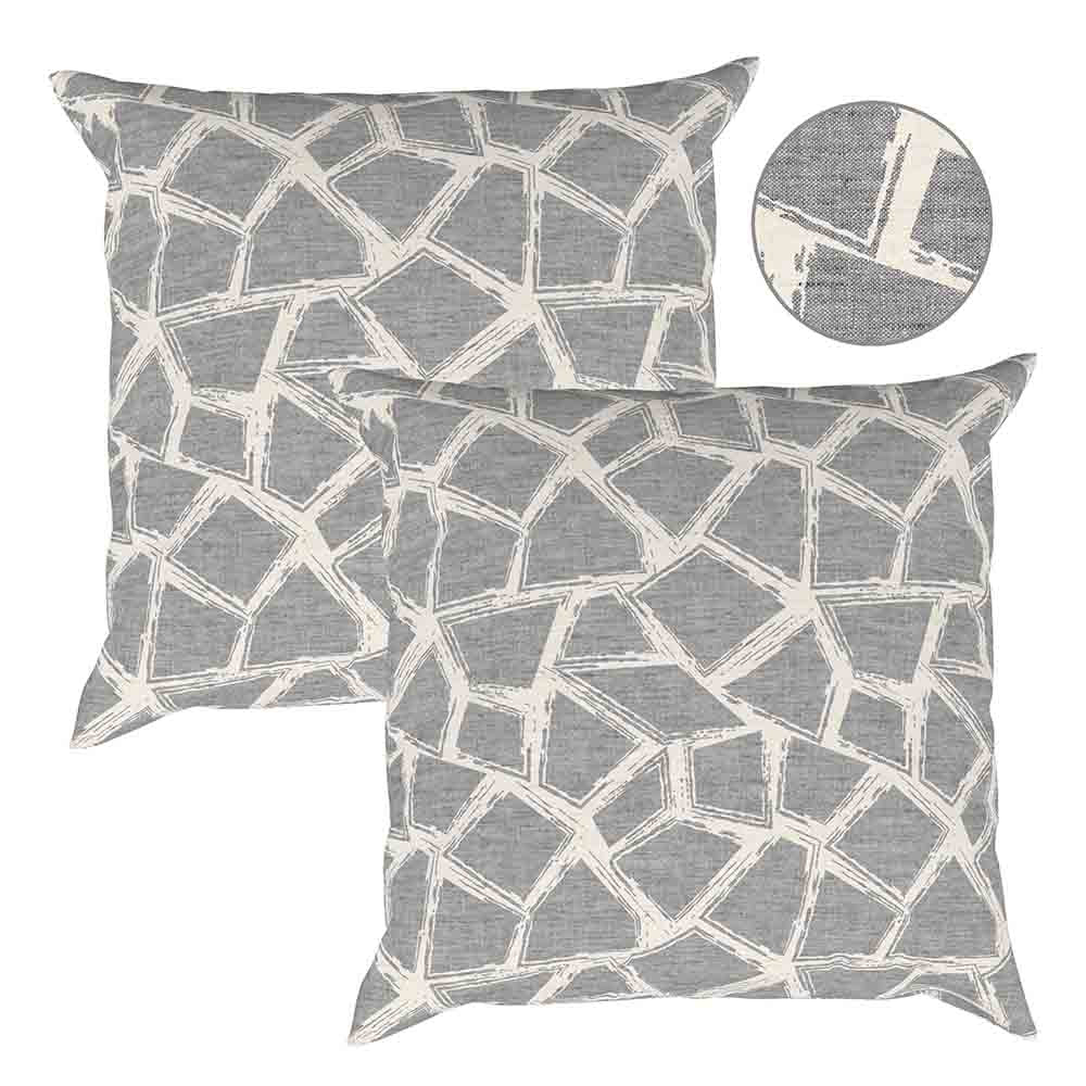 Bundle - Set of 2 Shay Drapery Panel & Set of 2 Pillow Covers