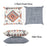 Texture and Tribal Print Pillow Covers 18"