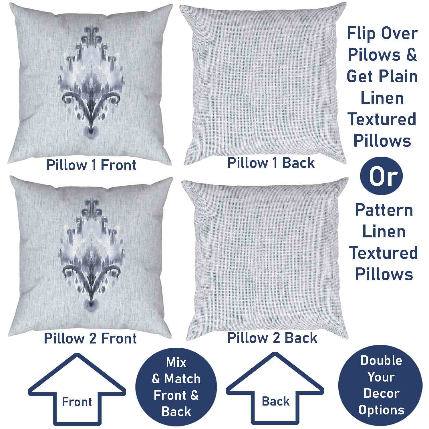 Fay & Rex Medallion Pillow Cover Set