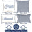 Faith, Blessed, Gather & Grateful Pillow Cover Set 2