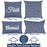 Faith, Blessed, Gather & Grateful Pillow Cover Set 2