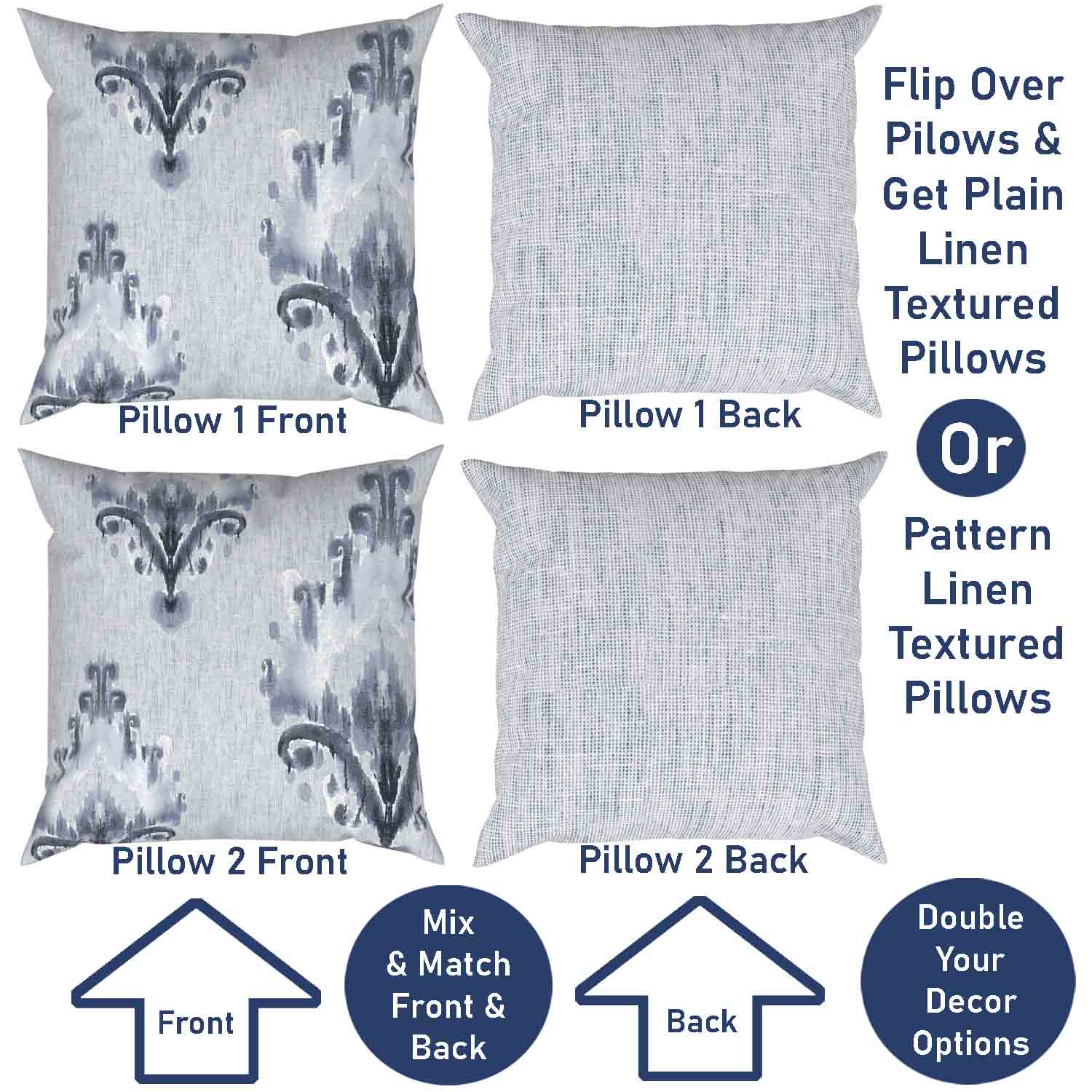 Fay & Rex Medallion Pillow Cover Set