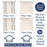 Al Linen 2Pk - Mix and Match, Front and Back