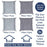 Bo Linen 2Pk - Mix and Match, Front and Back