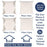 CJ Linen 2Pk - Mix and Match, Front and Back