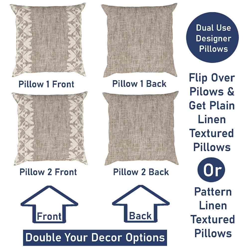 Amy Linen 2Pk - Mix and Match, Front and Back