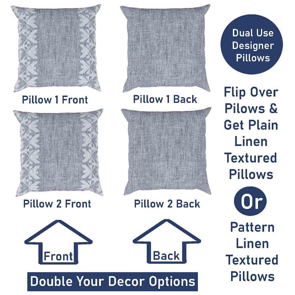 Amy Linen 2Pk - Mix and Match, Front and Back