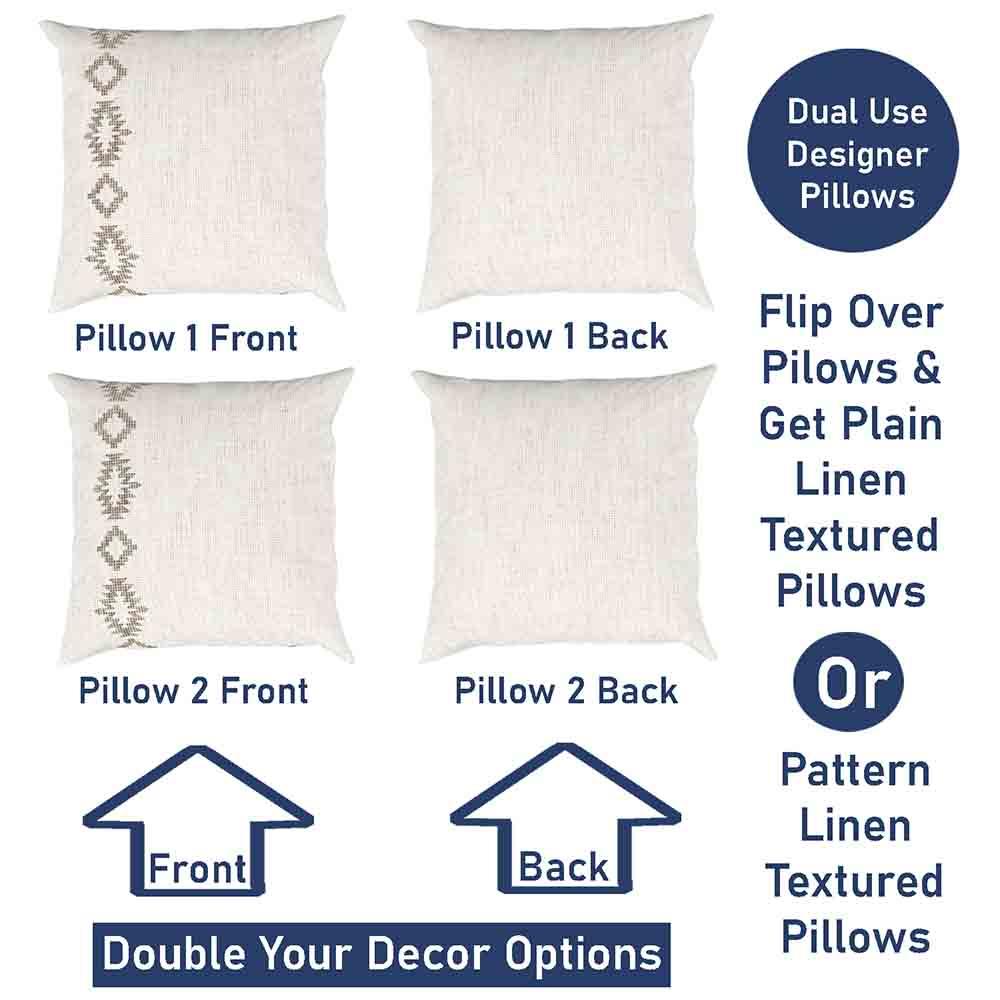 Cy Linen 2Pk - Mix and Match, Front and Back