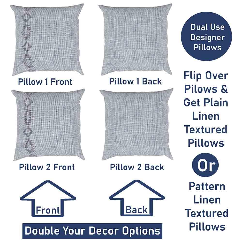 Cy Linen 2Pk - Mix and Match, Front and Back