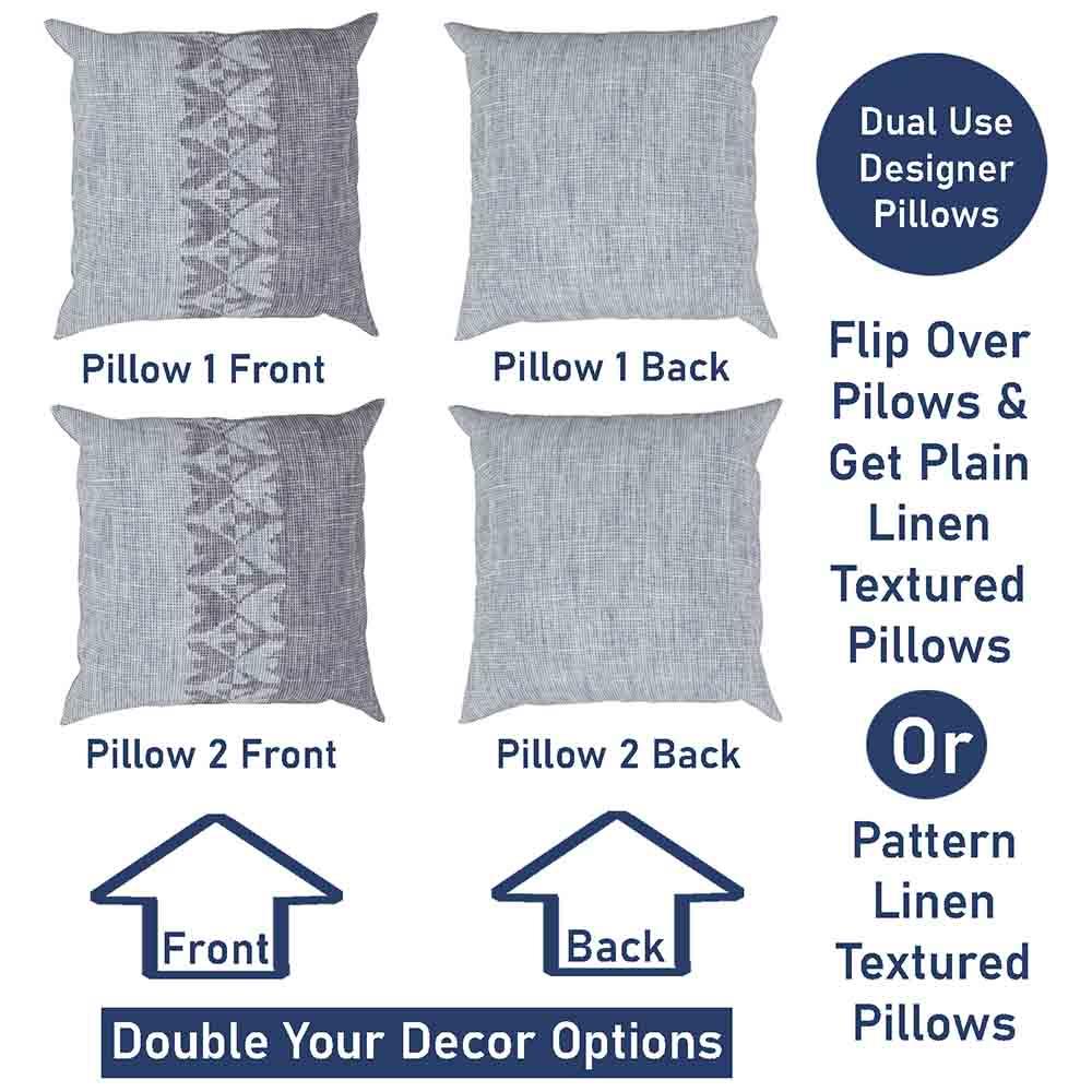 KC Linen 2Pk - Mix and Match, Front and Back