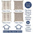 Ed Linen 2Pk - Mix and Match, Front and Back