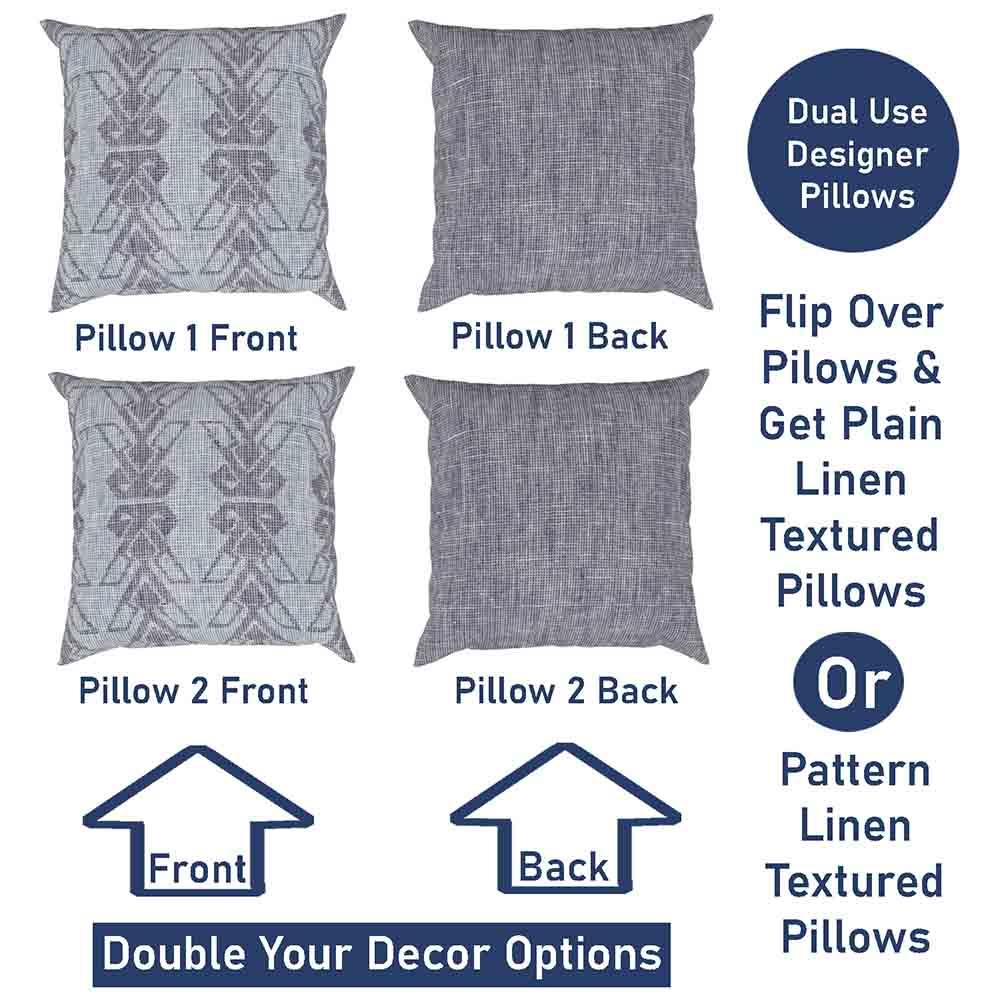 Ed Linen 2Pk - Mix and Match, Front and Back