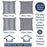 Ed Linen 2Pk - Mix and Match, Front and Back