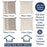 Vi Linen 2Pk - Mix and Match, Front and Back