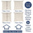 JR Linen 2Pk - Mix and Match, Front and Back