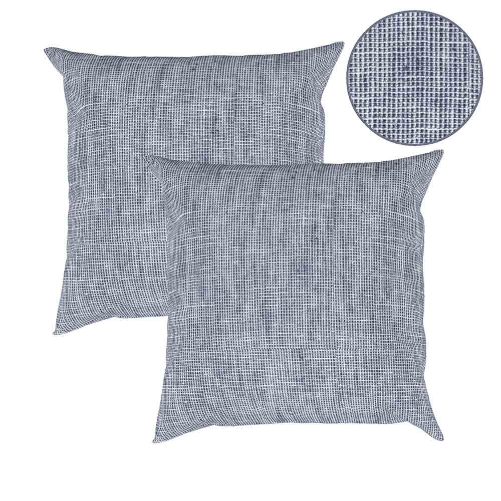 Dax Linen 2Pk - Back of Pillow - Linen