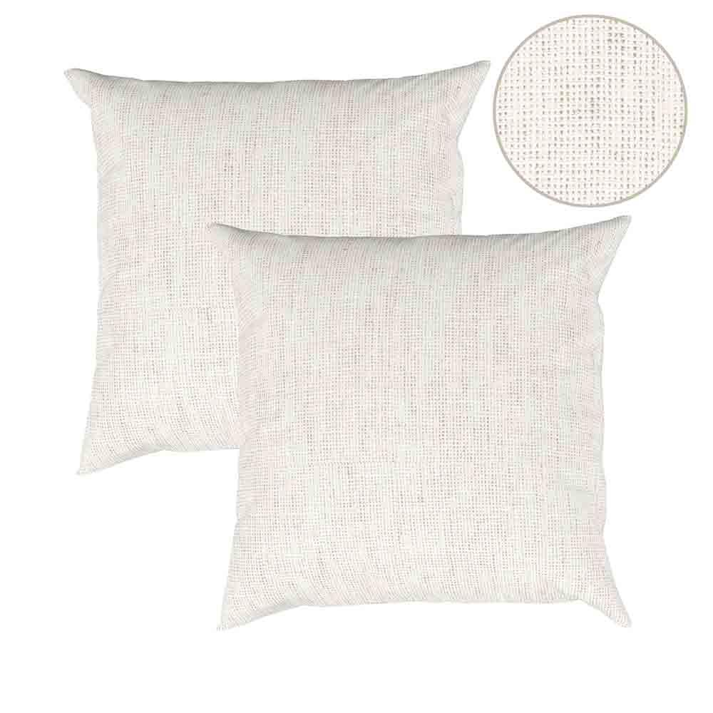 Cy Linen 2Pk - Back of Pillow - Linen