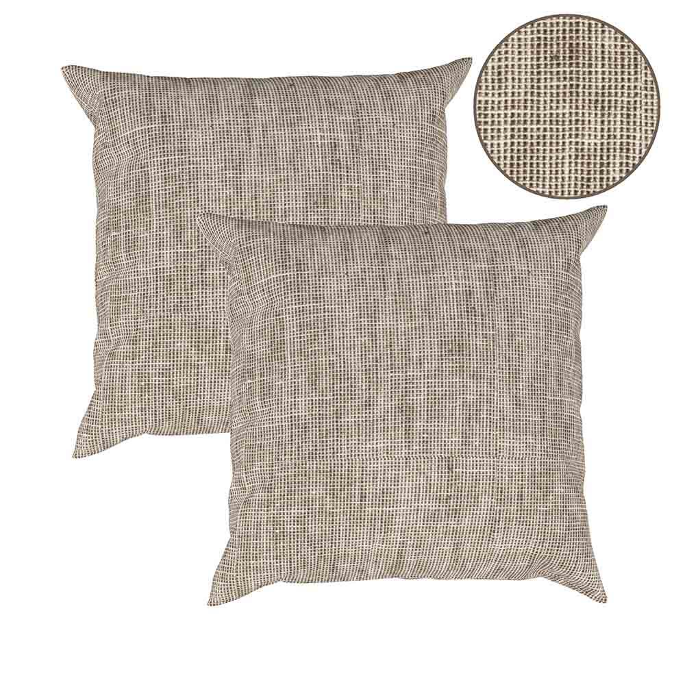 Bo Linen 2Pk - Back of Pillow - Linen