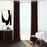Ava Velvet Plush Sheen Pair of Curtain Panels with FREE Curtain Rod