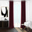 Ava Velvet Plush Sheen Pair of Curtain Panels with FREE Curtain Rod