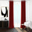 Ava Velvet Plush Sheen Pair of Curtain Panels with FREE Curtain Rod
