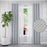 Pair of Blair Textured Curtains and Pair of Sheers