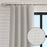 Blaine Burlap Over Sized 1/4 Inch Repeat Textured Weave Unlined Curtain Panel