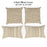Burlap Brown - 4 Pack