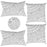 Amy 4 Pack Pillow Covers