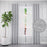 Pair of Grayson Linen Textured Curtains and Pair of Sheers