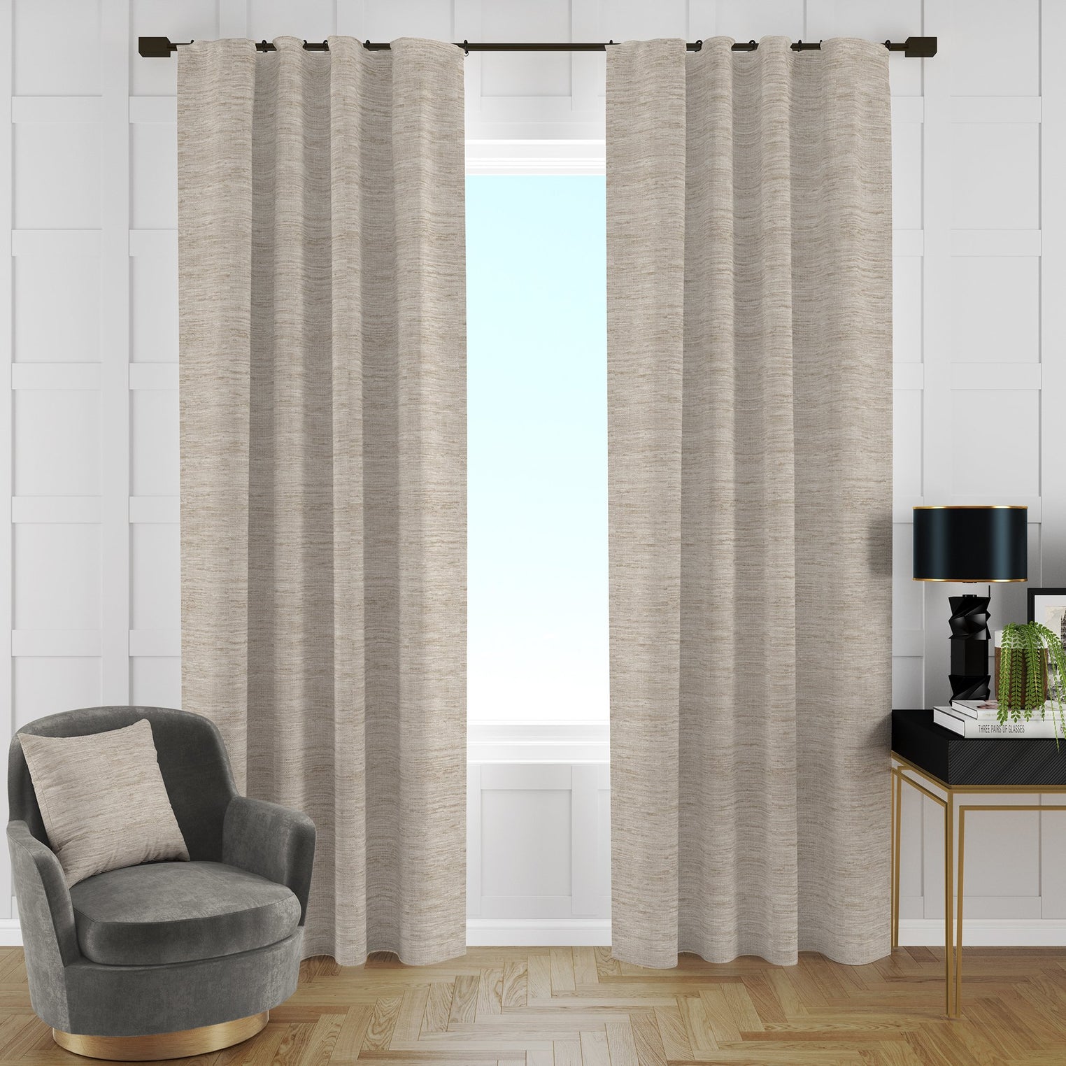 Structured Ivory Drape Four of Our Favorite Natural Ivory Drapery Panels — Shop Decorator