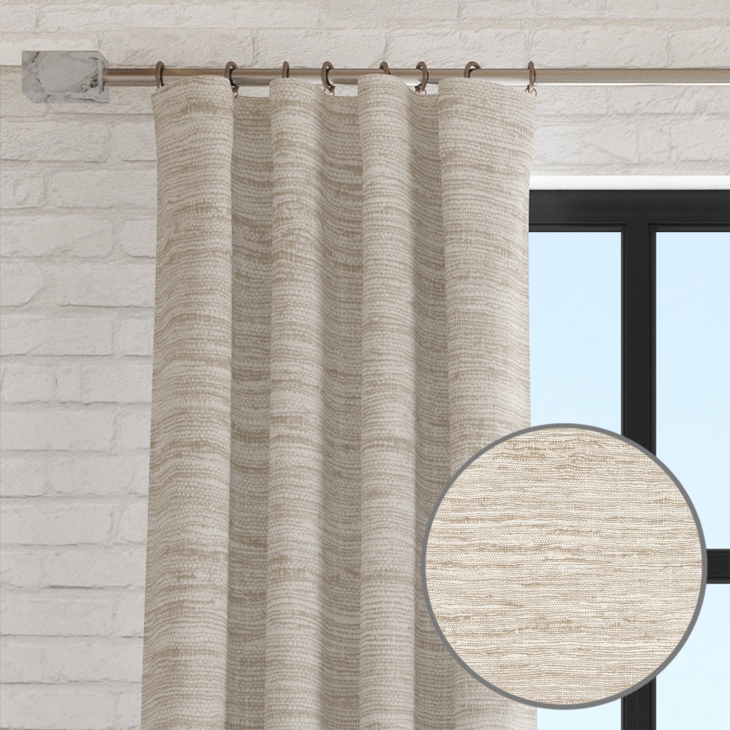Structured Ivory Drape Four of Our Favorite Natural Ivory Drapery Panels — Shop Decorator
