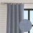 Kaia Linen Burlap Tweed Texture Curtain Panel