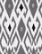 Modern Limited Edition Isla Ikat Unlined Curtain Panel (Blackout Available)