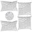 Amy 4 Pack Pillow Covers