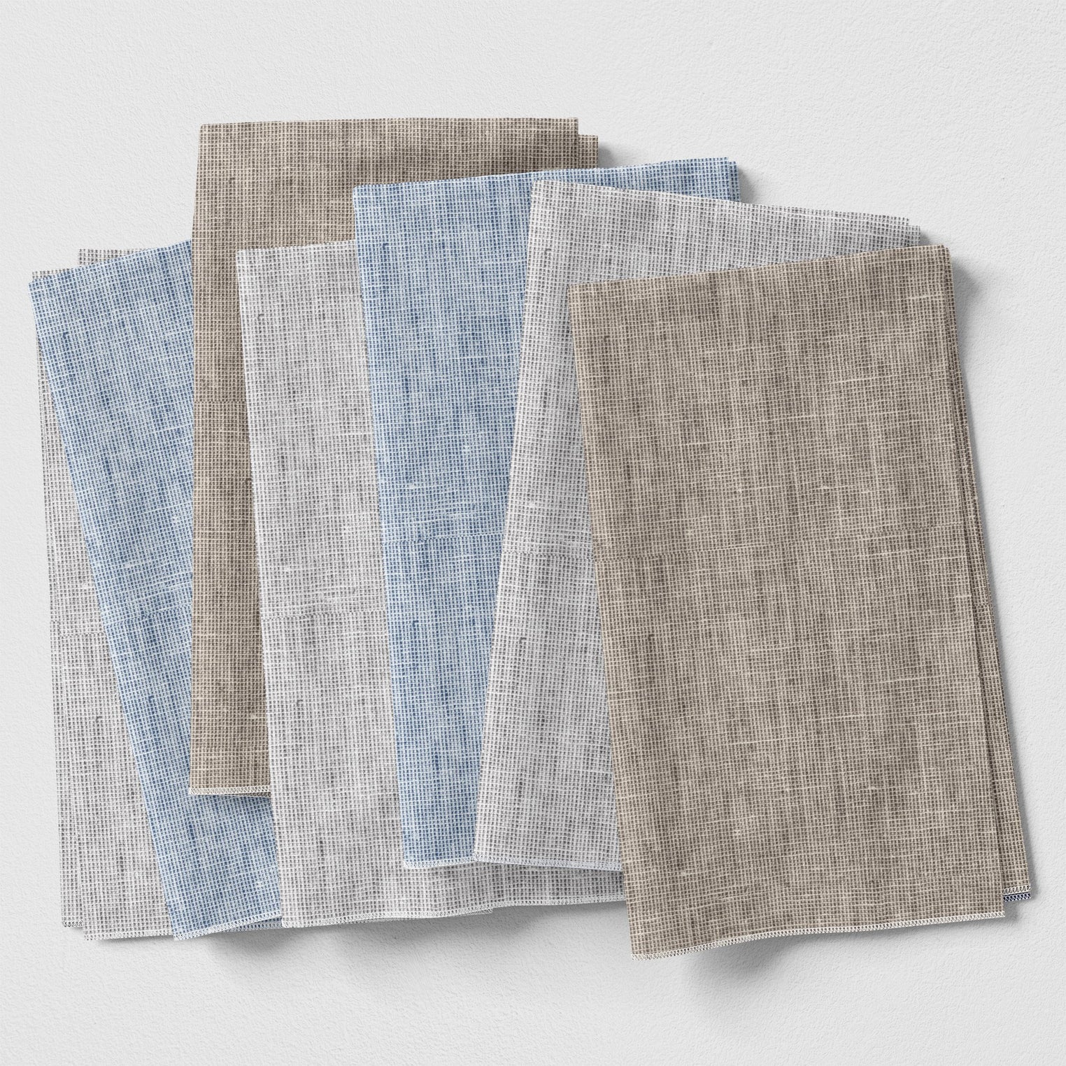 Landon Linen Burlap Print Fabric