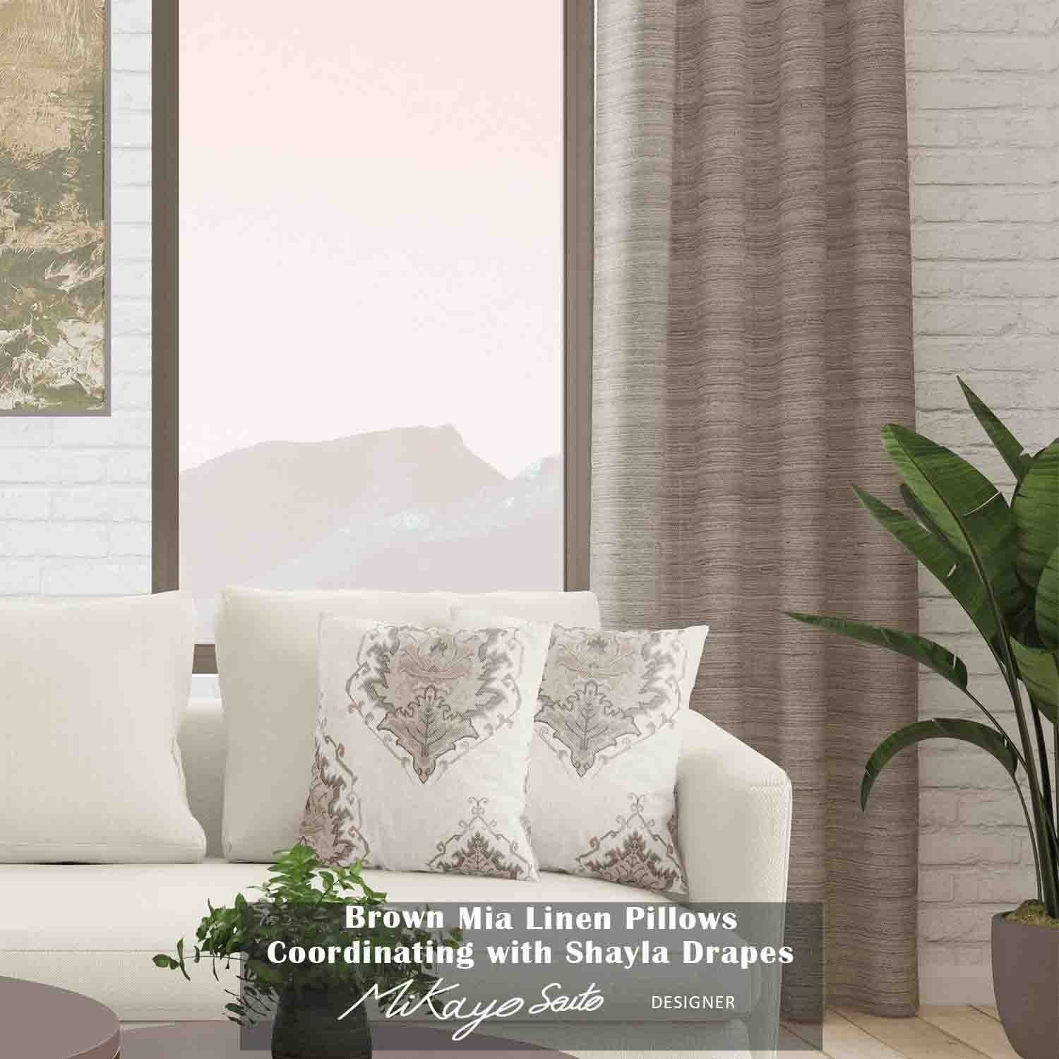 Pair Light Filtering Shayla Faux Raw Silk Unlined Curtain Panel (Blackout Available)