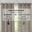 2 Pack, Newest Brown Light Filtering Curtains (Blackout available)