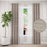 Pair of Sophie Faux Raw Silk Curtains and Pair of Sheers