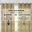 2 Pack, Newest Gold Light Filtering Curtains (Blackout available)