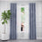 Pair of Urban Luster Abstract Curtains and Pair of Sheers