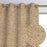 Wiley Textured Woven Tweed Burlap Boucle Unlined Curtain Panel