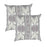 Hara Kriss Cyrus & Leila Tribal & Tweed Pillow Cover Set