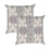 Hara Kriss Cyrus & Leila Tribal & Tweed Pillow Cover Set