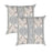 Hara Kriss Cyrus & Leila Tribal & Tweed Pillow Cover Set