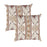Hara Kriss Cyrus & Leila Tribal & Tweed Pillow Cover Set