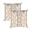 Hara Kriss Cyrus & Leila Tribal & Tweed Pillow Cover Set