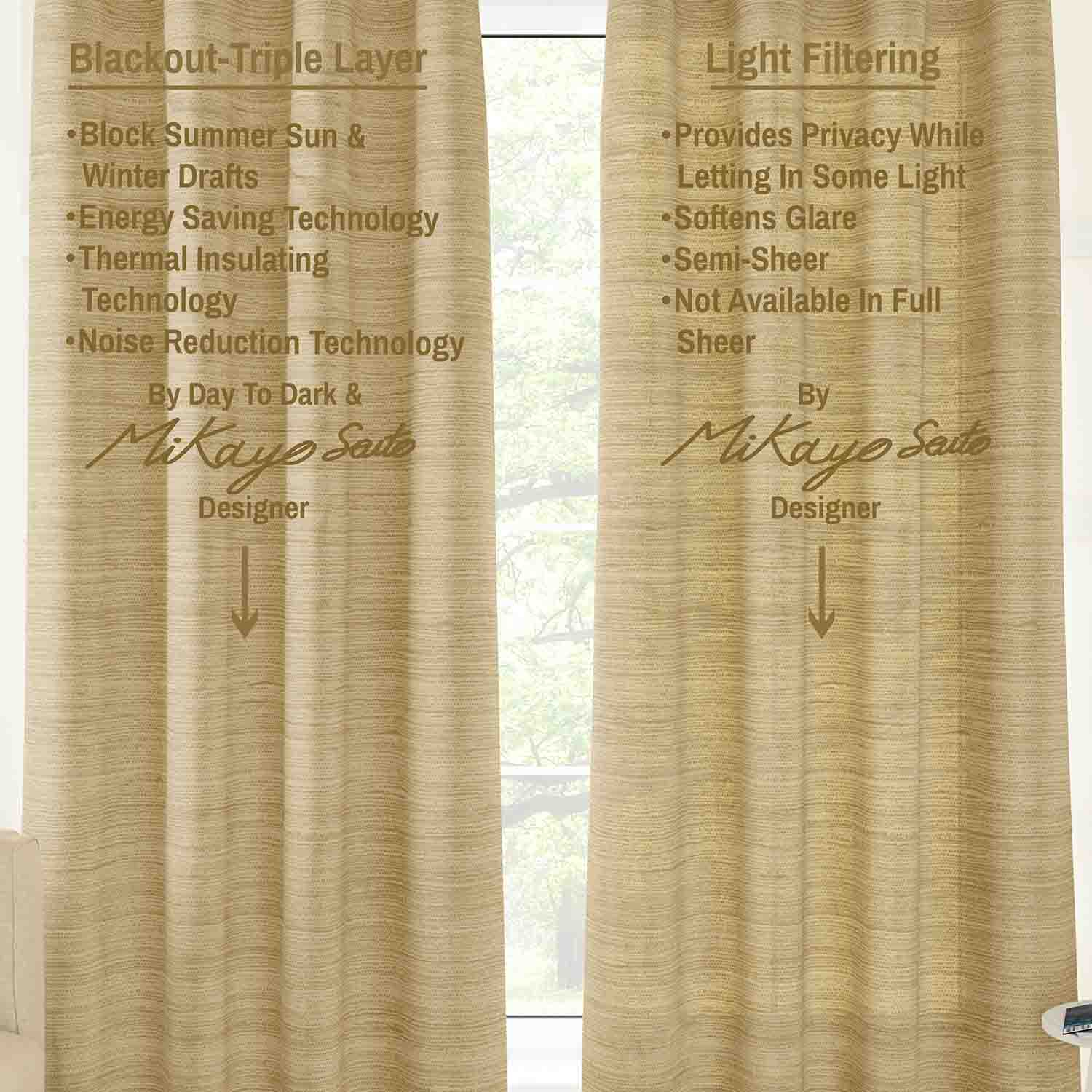 Pair Light Filtering Shayla Faux Raw Silk Unlined Curtain Panel (Blackout Available)