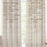 Pair Light Filtering Harlow Linen Burlap Unlined Semi Sheer Curtain Panel (Blackout Available)